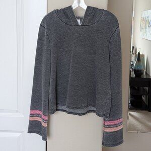 Alternative Apparel Boho Distressed Sweatshirt Hoodie - Size XL